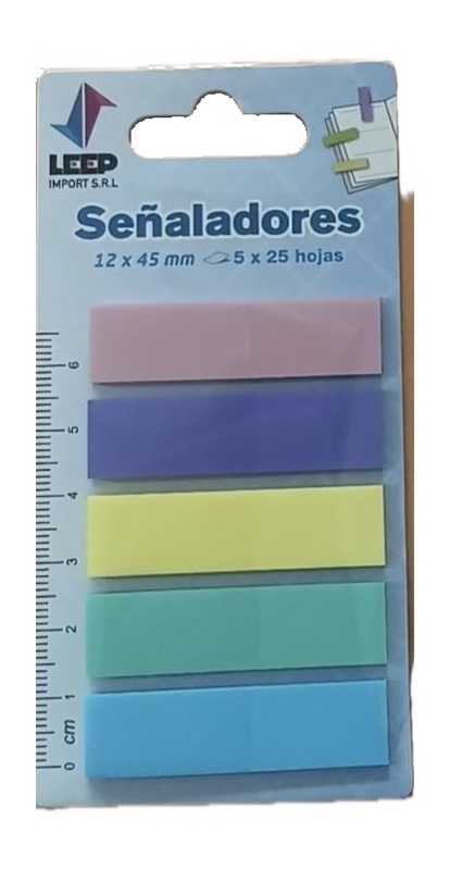 Señaladores banderitas adhesivas pastel